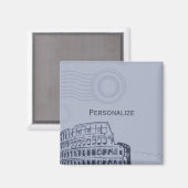 Sapphire Roman Magnet (Voorkant / Achterkant)