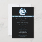 Sapphire Roos Vrijgezellenfeest Invite Kaart (Voorkant)