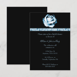 Sapphire Roos Vrijgezellenfeest Invite Kaart