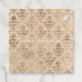 Sapphire September Birthstone Bedankjes Labels (Achterkant)