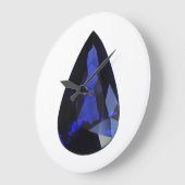 Sapphire September Birthstone Blue Grote Klok (Hoek)