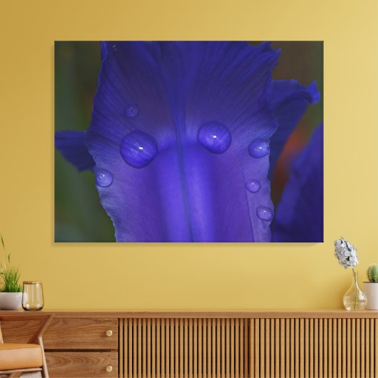 Sapphire Serenity Canvas Afdruk (Insitu (Woonkamer))