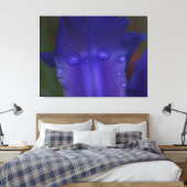 Sapphire Serenity Canvas Afdruk (Insitu (Slaapkamer))