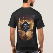 Sapphire Serenity Diamond Faith LLC - Verfijnde wi T-shirt (Achterkant)