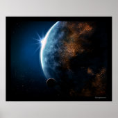 Sapphire Sphere Poster (Voorkant)