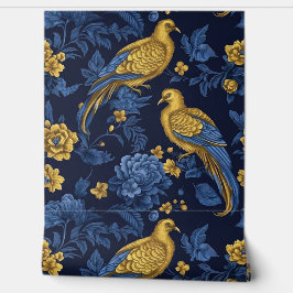 Sapphire Starlit Symphony Botanical Behang