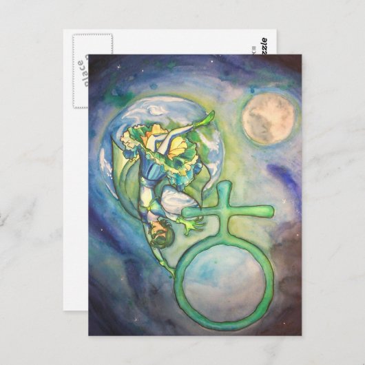 Sapphire Terra Briefkaart (Voorkant / Achterkant)