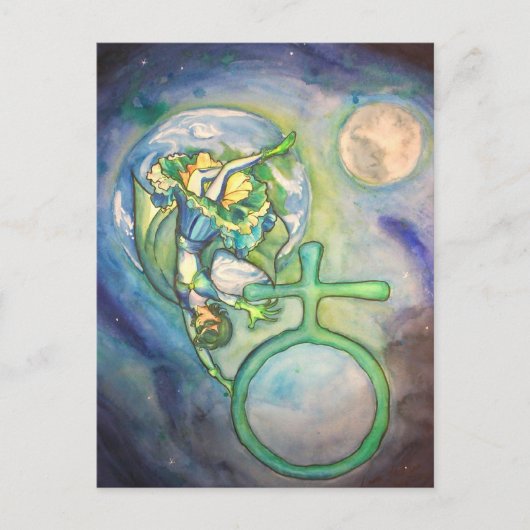 Sapphire Terra Briefkaart (Voorkant)