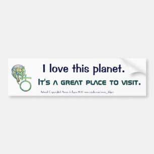 Sapphire Terra Bumpersticker