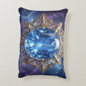 Sapphire – The Stone of Truth and Wisdom´5 Accent Kussen (Achterkant (Verticaal))