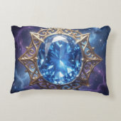 Sapphire – The Stone of Truth and Wisdom´5 Accent Kussen (Achterkant)