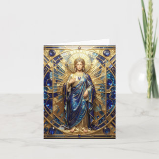 Sapphire – The Stone of Truth and Wisdom´9 Feestdagen Kaart