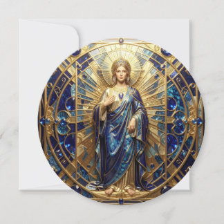 Sapphire – The Stone of Truth and Wisdom´9 Feestdagenkaart