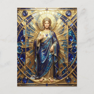 Sapphire – The Stone of Truth and Wisdom´9 Feestdagenkaart