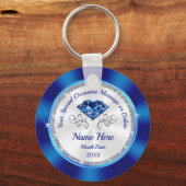 Sapphire themed, Personalized Party Favors, CHEAP Sleutelhanger (Voorkant)