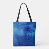 Sapphire Tide Gepersonaliseerde bruiloft Welkom Tote Bag (Achterkant)