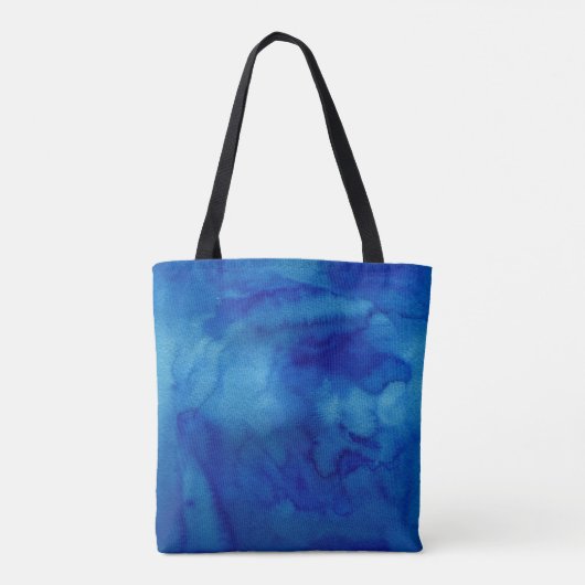 Sapphire Tide Gepersonaliseerde bruiloft Welkom Tote Bag (Achterkant)