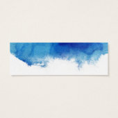 Sapphire Tide Wedding Registry Invoegen Kaart (Achterkant)