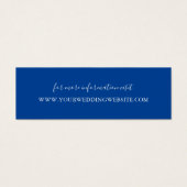 Sapphire Tide Wedding Website invoegen Kaart (Voorkant)