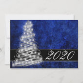 Sapphire Vakantie | Blue Royal Cobalt-Waterverf | Kaart (Voorkant)