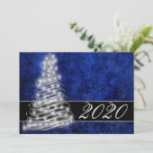 Sapphire Vakantie | Blue Royal Cobalt-Waterverf | Kaart (Staand voorkant)