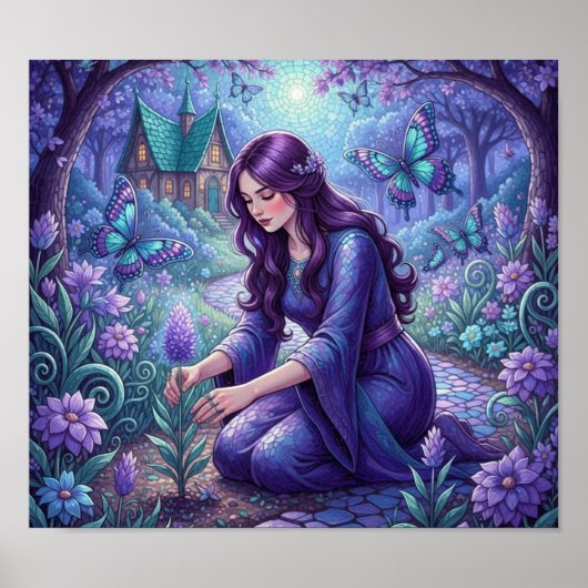 SapphireButterFly Poster (Voorkant)