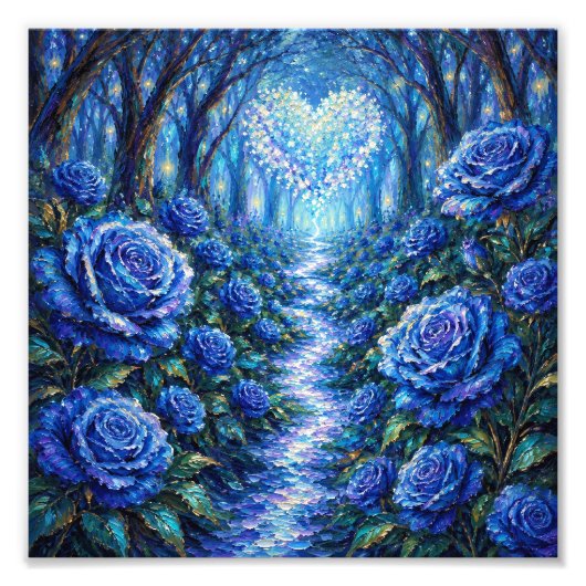 SapphireRosePath Foto Afdruk (Voorkant)