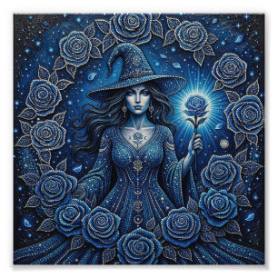 SapphireRoseWitch Foto Afdruk