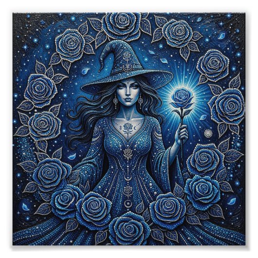 SapphireRoseWitch Foto Afdruk (Voorkant)