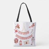 Sapphire's kerstTas Tote Bag (Achterkant)
