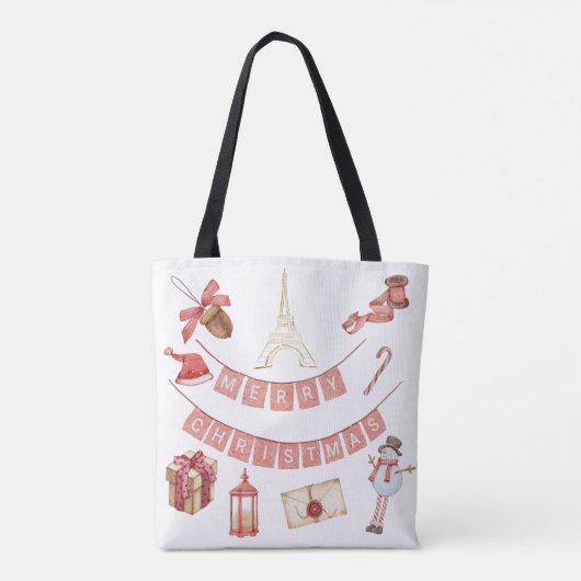 Sapphire's kerstTas Tote Bag (Achterkant)