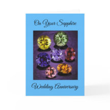 Sapphires Specialized 45th Wedding Jubileum