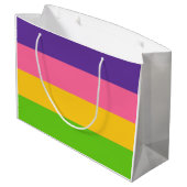 Sapphische Pride-vlag Groot Cadeauzakje (Achterkant Gekanteld)