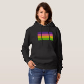 Sapphische Pride-vlag Hoodie (Voorkant volledig)