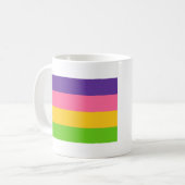 Sapphische Pride-vlag Koffiemok (Voorkant links)