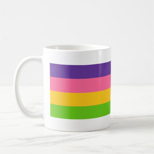 Sapphische Pride-vlag Koffiemok (Links)
