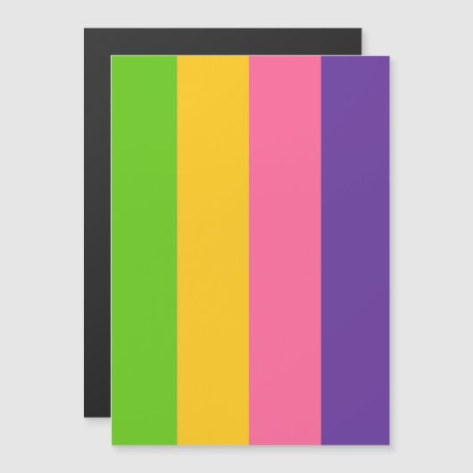 Sapphische Pride-vlag Magnetische Uitnodiging (Voorkant / Achterkant)