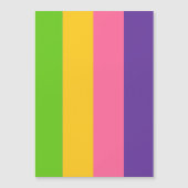 Sapphische Pride-vlag Magnetische Uitnodiging (Voorkant)