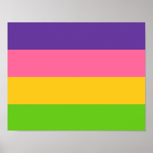 Sapphische Pride-vlag Poster (Voorkant)