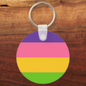 Sapphische Pride-vlag Sleutelhanger (Voorkant)