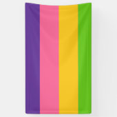 Sapphische Pride-vlag Spandoek (Verticaal)