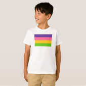 Sapphische Pride-vlag T-shirt (Voorkant volledig)