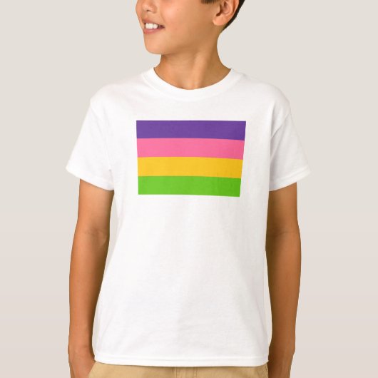 Sapphische Pride-vlag T-shirt (Voorkant)
