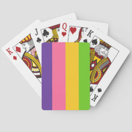 Sapphische vlag (lesbische liefde) (LGBT) Pokerkaarten