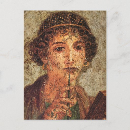 Sappho Briefkaart (Voorkant)
