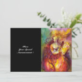 SAPPHO, DANCE MUSIC EN POETRY, Gold Sparkles Aankondiging (Staand voorkant)