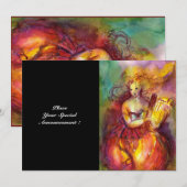 SAPPHO, DANCE MUSIC EN POETRY, Gold Sparkles Aankondiging (Voorkant / Achterkant)