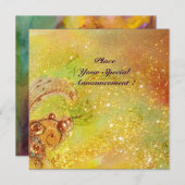 SAPPHO, DANCE MUSIC EN POETRY, Gold Sparkles Aankondiging (Voorkant / Achterkant)