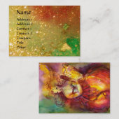 SAPPHO, DANCE MUSIC EN POETRY, Gold Sparkles Visitekaartje (Voorkant / Achterkant)