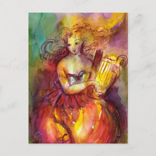 SAPPHO, DANCE MUSIC EN POETRY UITNODIGING BRIEFKAART (Voorkant)